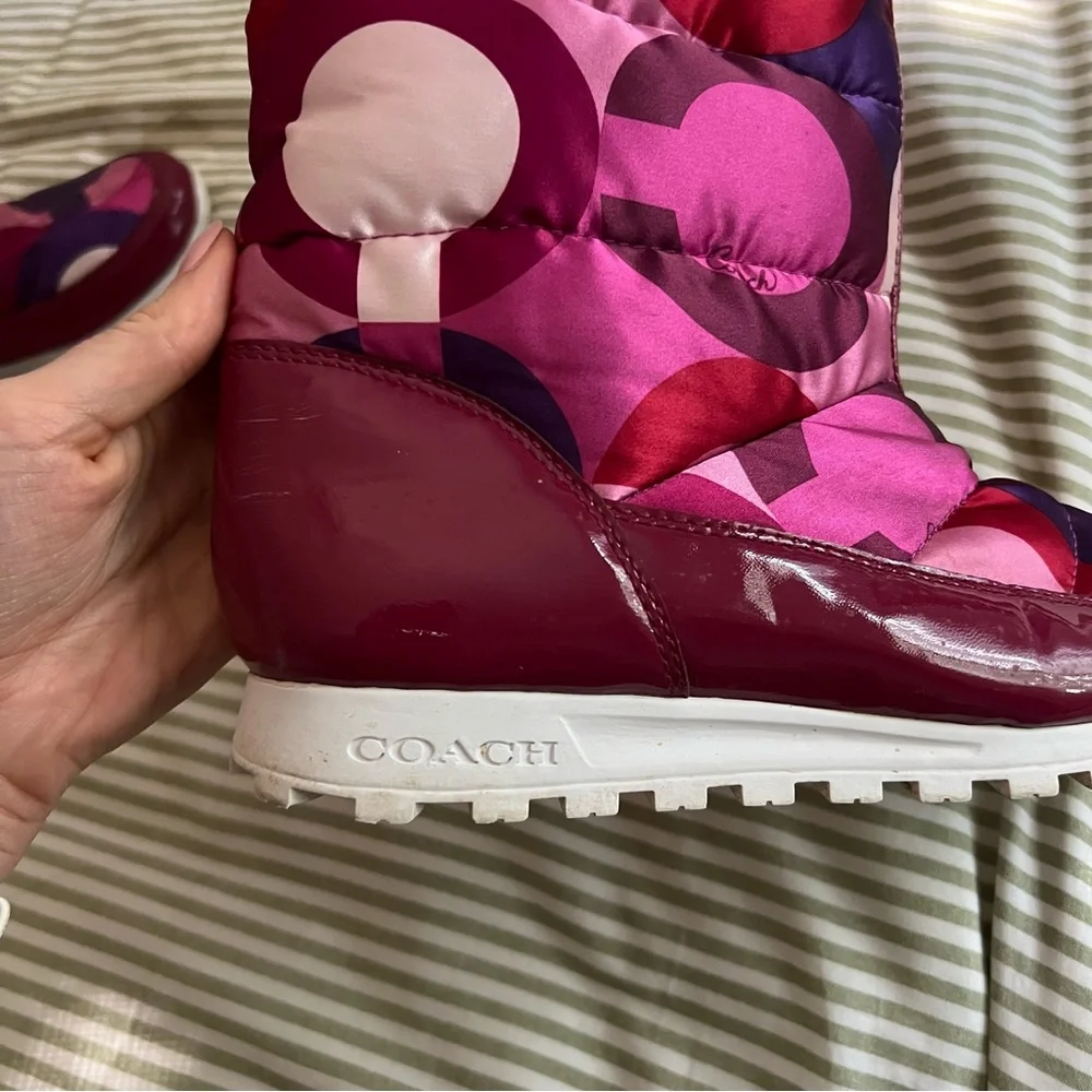 Coach Women's Jolt Signature Puff Y2K Snow Boots